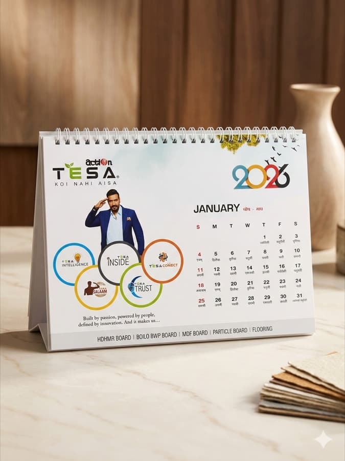 Table Calendar by Shree Je Sales Corp